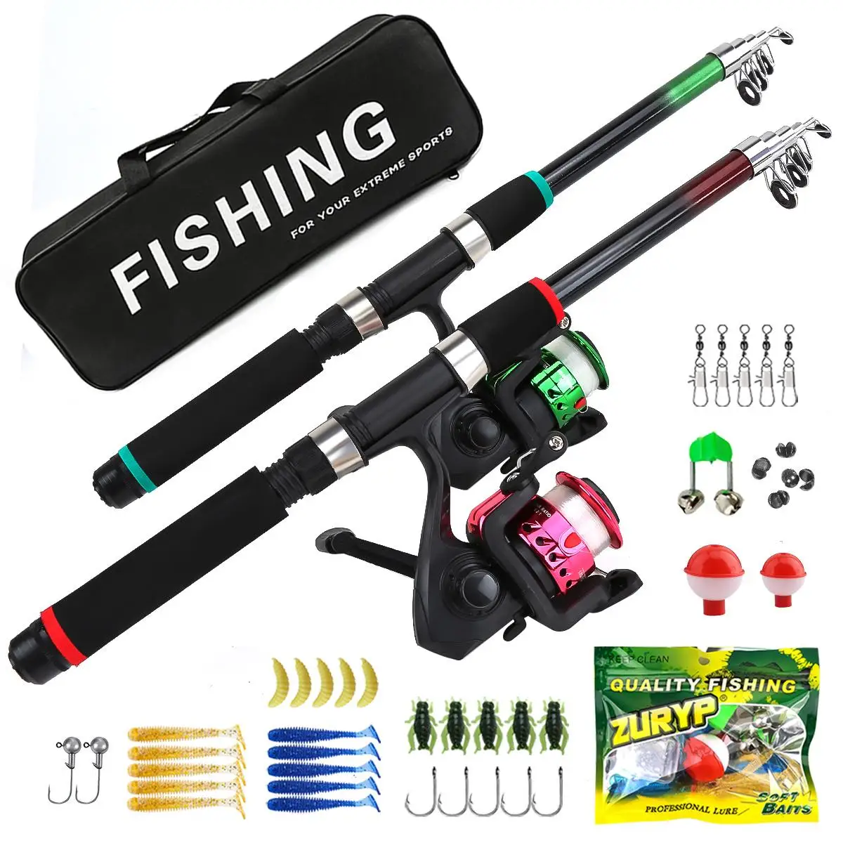 Fishing Rod Spinning - Vara de Pesca Telescópica 2 em