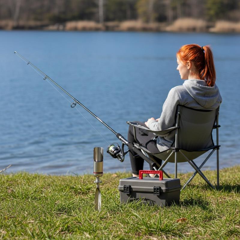 Fishing Rod Spinning - Suporte Universal Dobrável e Destacável de