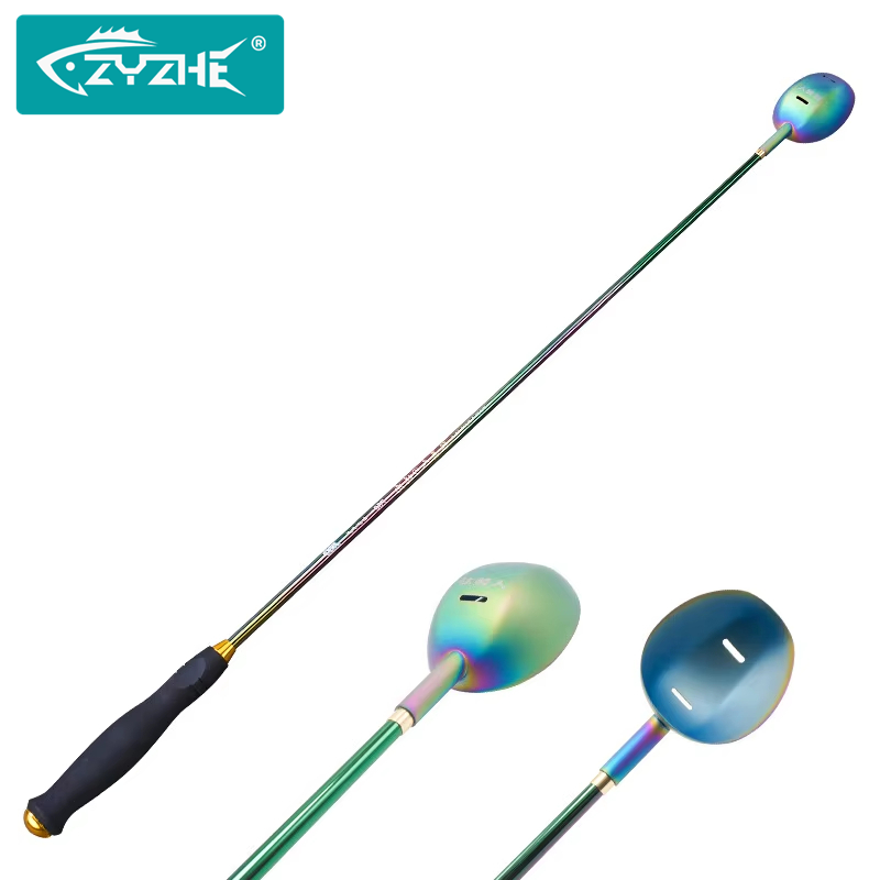 Fishing Rod Carbon Fiber - Lançador de Iscas ZYZHE com Cabeça