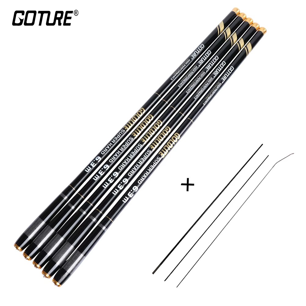 Fishing Rod Carbon Fiber - Vara de Pesca Telescópica Goture GOLDLITE