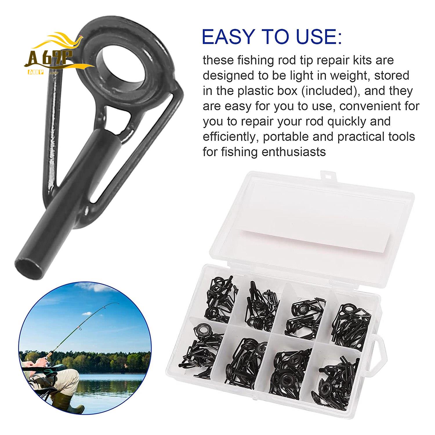 Kit de Reparo de Ponta de Vara - Fishing Rod Tip Replacement avaliação e preço