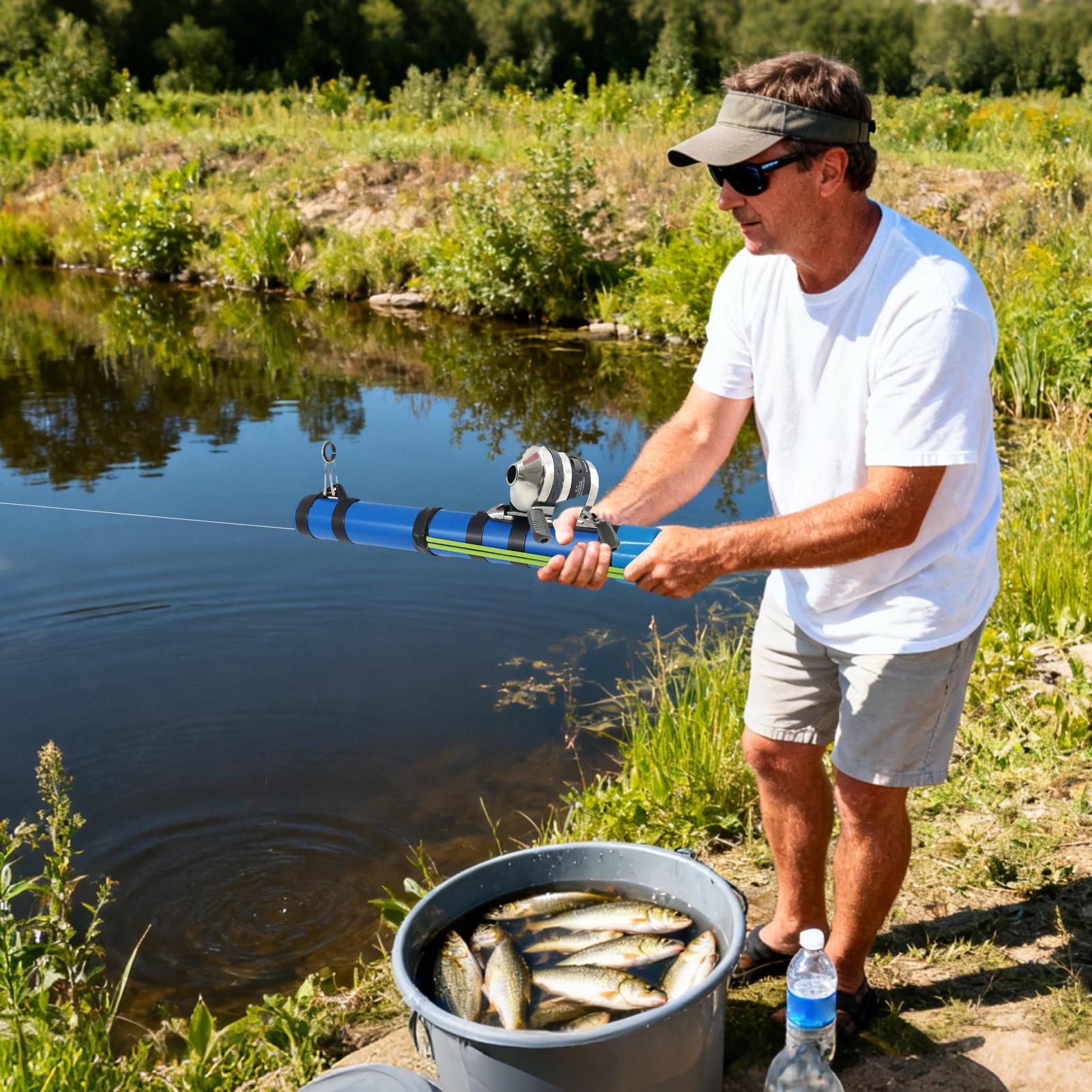 Vara de pesca estilingue desig - Fishing Rod Travel avaliação e preço
