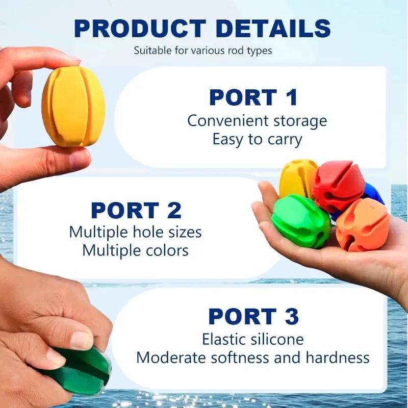 Correias de Silicone para Supo - Fishing Rod Travel avaliação e preço