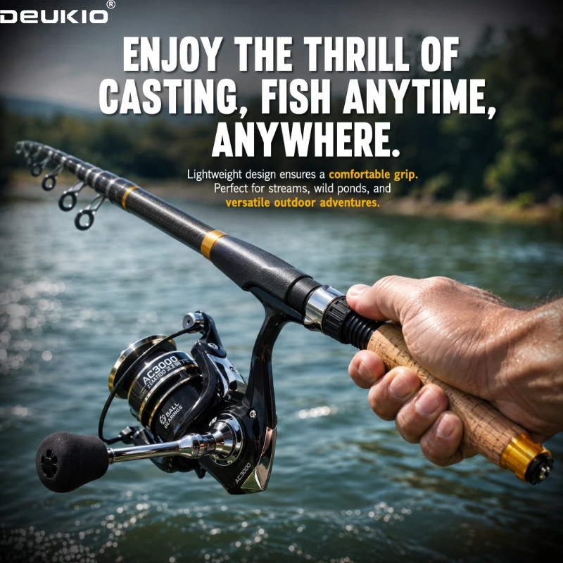 Conjunto Completo de Vara de P - Fishing Rod Spinning avaliação e preço