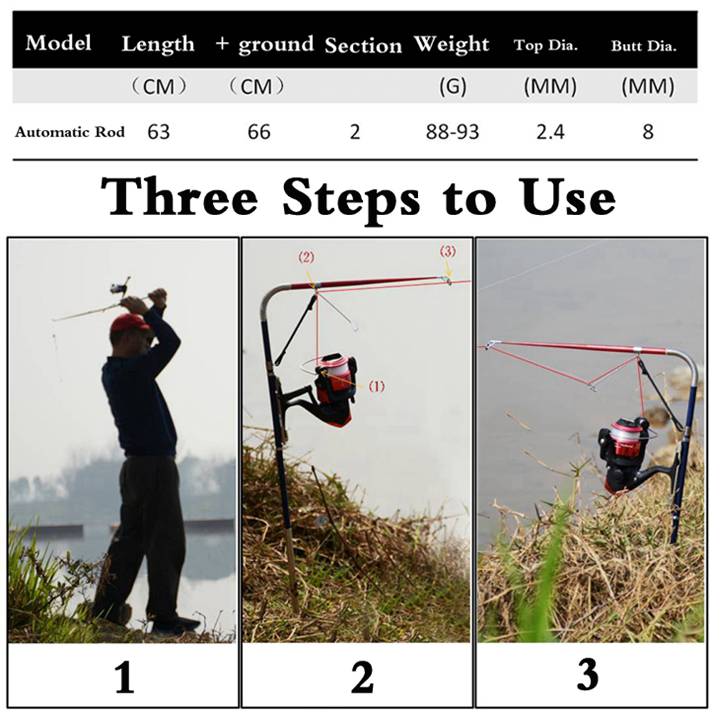 Conjunto de Vara de Pesca Auto - Fishing Rod Spinning avaliação e preço