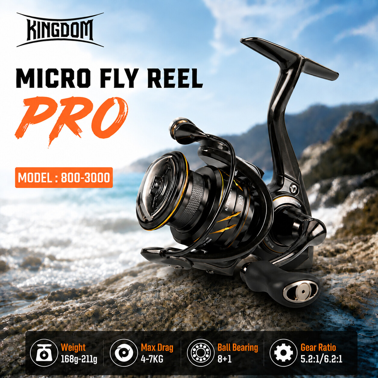 Carretilha de Pesca Kingdom Mi - Abu Garcia Reel Revo avaliação e preço
