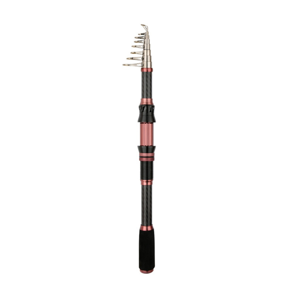 Vara de pesca retrátil de fibr - Fishing Rod Carbon Fiber avaliação e preço